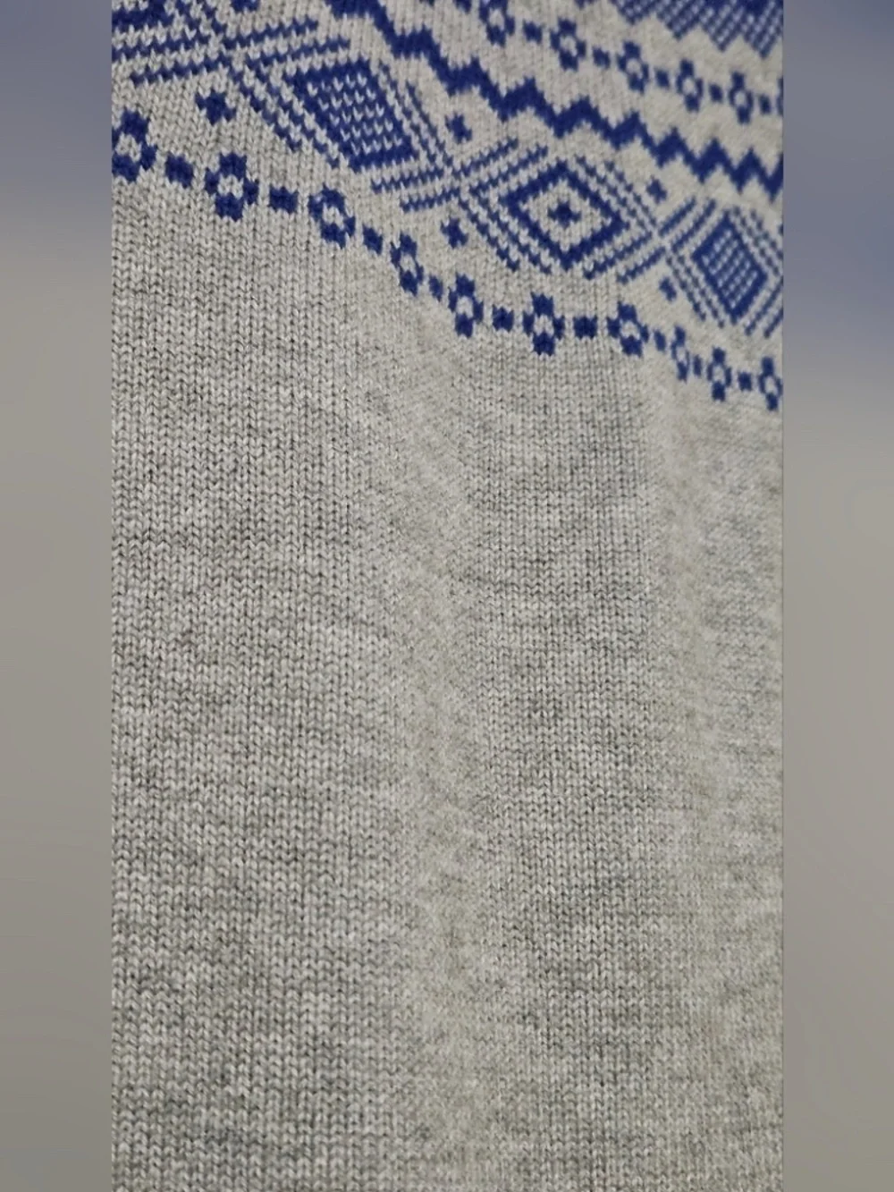 Talbots Fair Isle Yoke Sweater